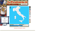 Desktop Screenshot of letrattorie.it