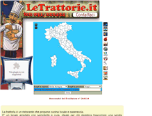 Tablet Screenshot of letrattorie.it